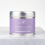 Pomegranate & Pear Medium Tin Candle Pomegranate & Pear Medium Tin Candle