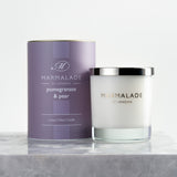 Pomegranate & Pear Large Glass Candle Pomegranate & Pear Large Glass Candle